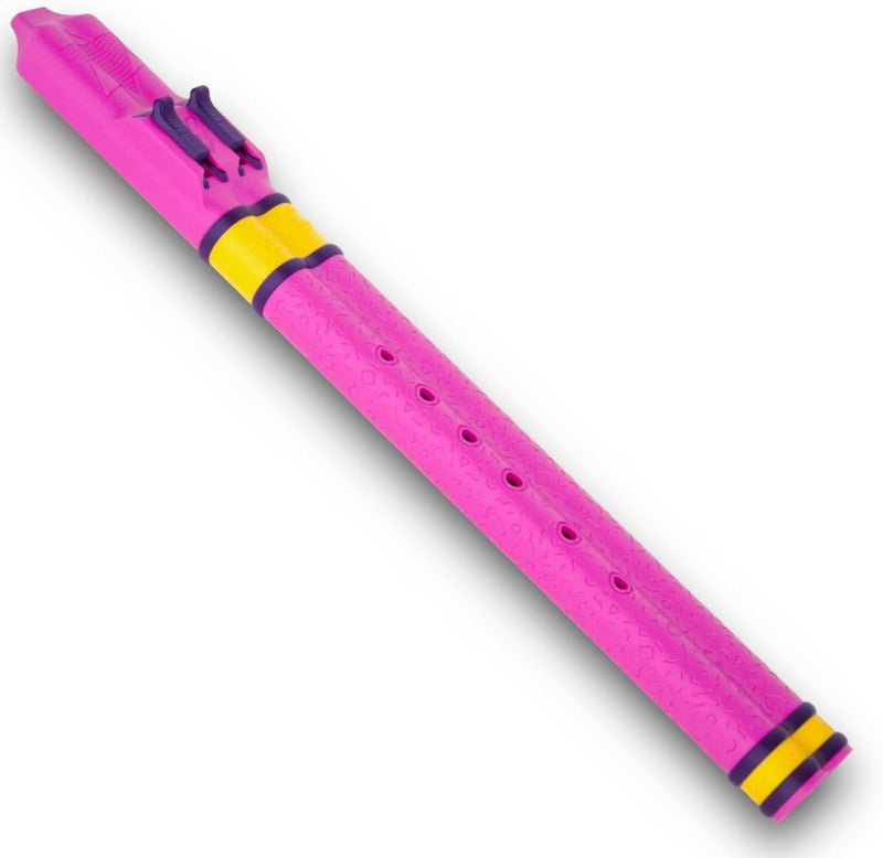 BaFlute Native American Style Drone Flute, Key of A 432hz, Double Chamber Drone Flute, 3D Printed, 90's Vibe (Razzmatazz)